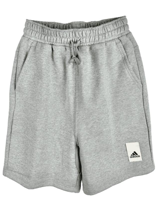 Lounge Fleece Shorts Medium Gray Heather - ADIDAS - BALAAN 1