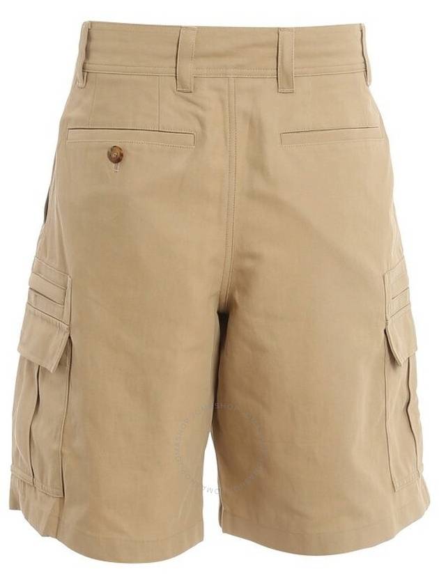 Logo Pocket Embroidery Bermuda Shorts Beige - BURBERRY - BALAAN 3