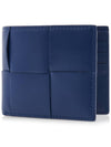 Intrecciato Cassette Half Wallet Blue - BOTTEGA VENETA - BALAAN 2