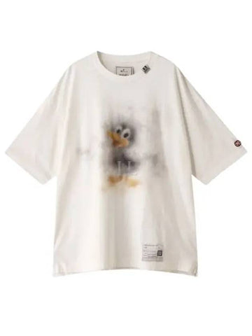 A13TS641 White Duck Print Tee - MIHARA YASUHIRO - BALAAN 1