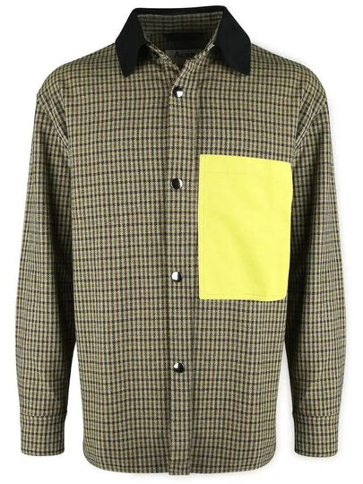 Men's Vichy Check Jacket Green - ACNE STUDIOS - BALAAN 2