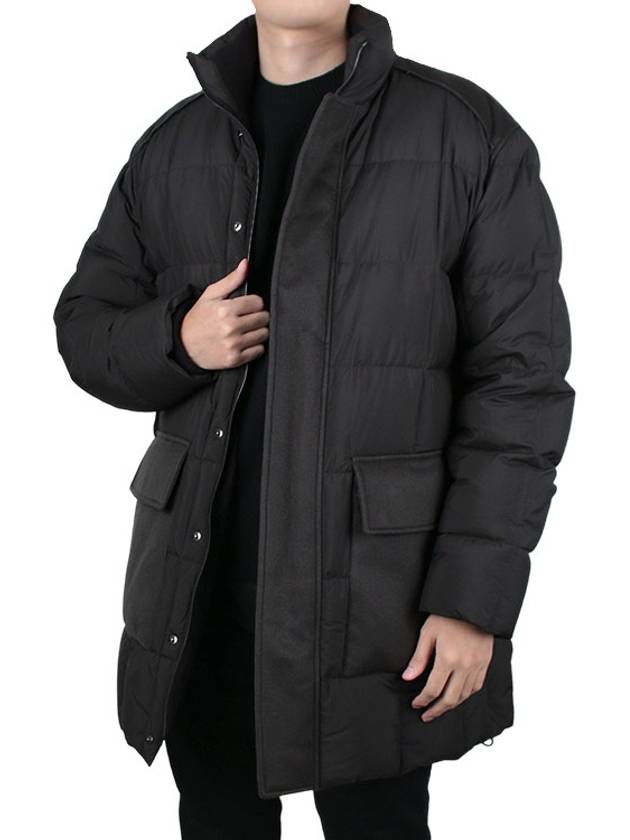 Parson Quilted Long Padding Black - LORO PIANA - BALAAN 4