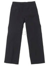 Men's Cotton Poplin Cropped Straight Pants Black - GUCCI - BALAAN 2