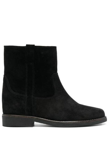 Susee Round Toe Middle Boots Black - ISABEL MARANT - BALAAN 1