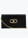 Double Gancini Mini Bag Black - SALVATORE FERRAGAMO - BALAAN 2