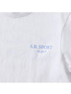 Wimbledon Logo Cotton Short Sleeve T-Shirt White - SPORTY & RICH - BALAAN 4