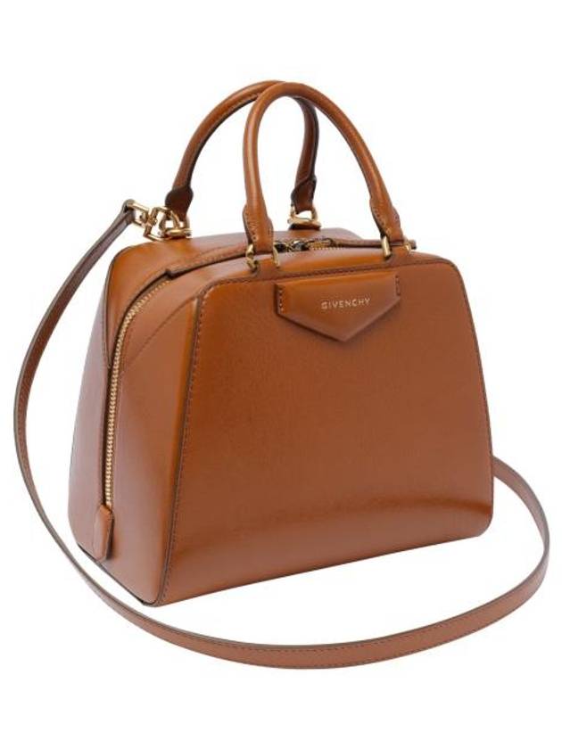 Antigona Cube Mini Bag Brown - GIVENCHY - BALAAN 5