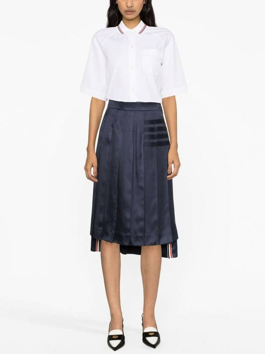 box pleated shirt - THOM BROWNE - BALAAN 2