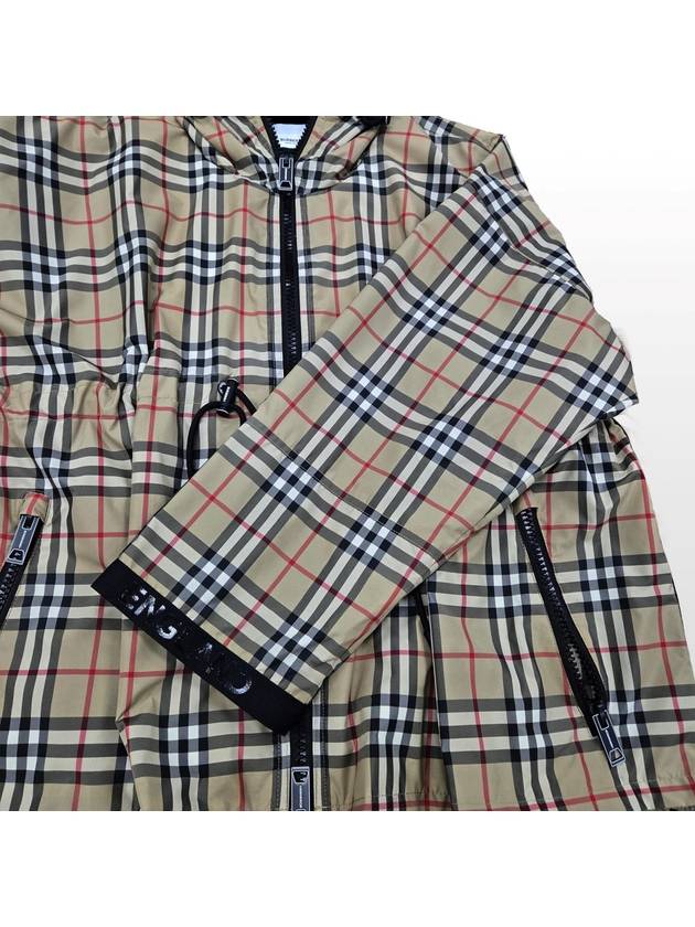 Burberry Classic Check Hooded Windbreaker Jumper Standard S Korea 55 - BURBERRY - BALAAN 5