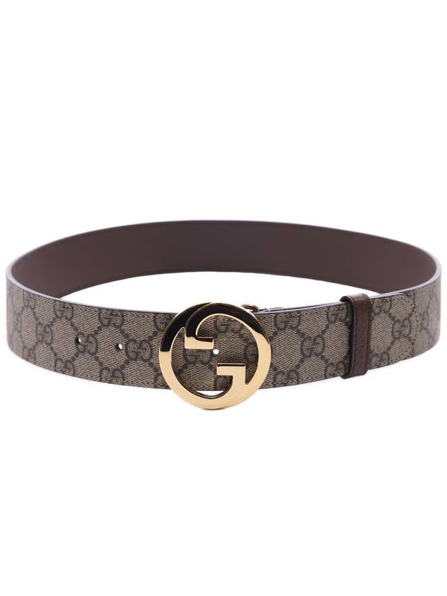 Blondie Belt Brown Beige Ebony - GUCCI - BALAAN 5