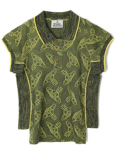 Side Stripped Polo Shirt Green - VIVIENNE WESTWOOD - BALAAN 2