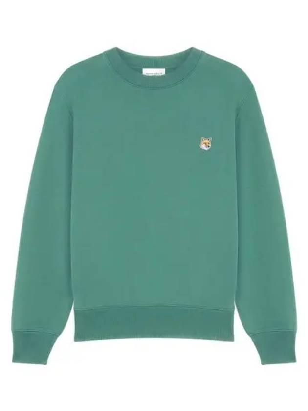 Fox Head Patch Regular Sweatshirt Teal Green - MAISON KITSUNE - BALAAN 2