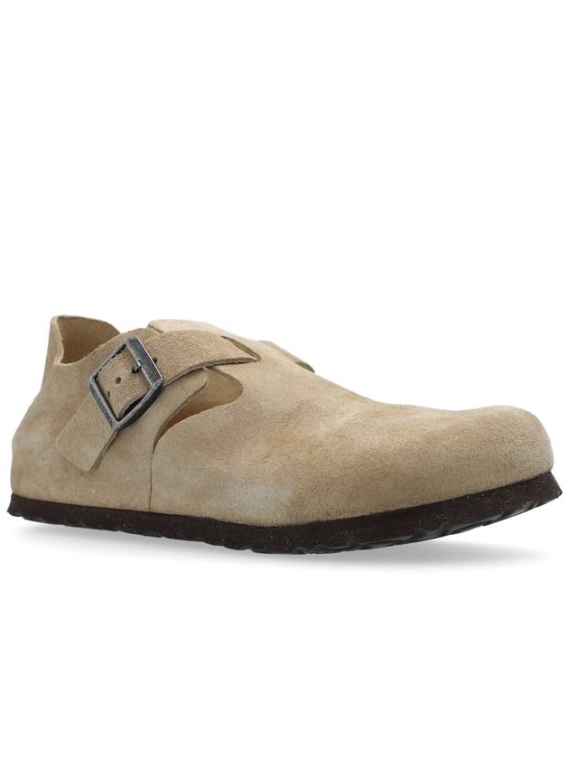 London Suede Leather Sandals Taupe - BIRKENSTOCK - BALAAN 5