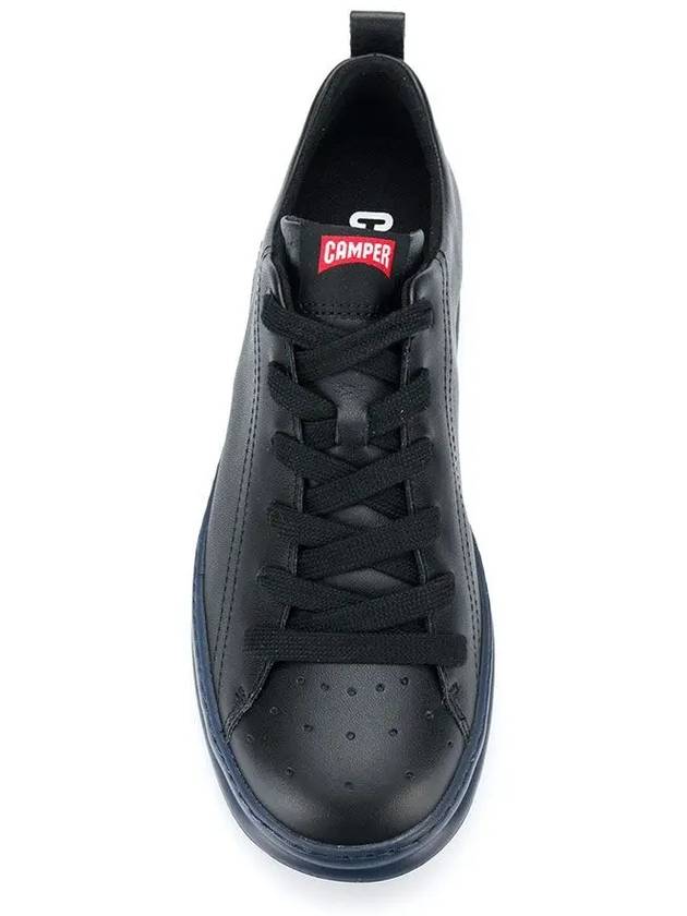 Runner Leather Low Top Sneakers Black - CAMPER - BALAAN 5