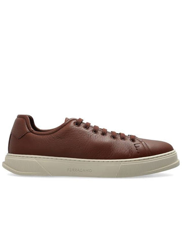 FERRAGAMO Sneakers Bruce, Men's, Brown - SALVATORE FERRAGAMO - BALAAN 1