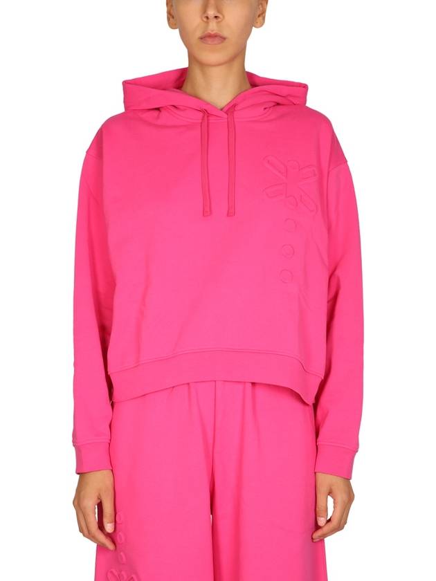 Hooded Sweatshirt 677342 RTJ116034 FUCHSIA - ALEXANDER MCQUEEN - BALAAN 2