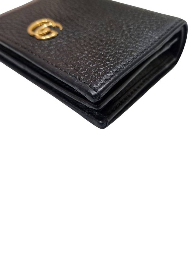 Women s 456126 GG Marmont Black Card Case Half Wallet - GUCCI - BALAAN 5