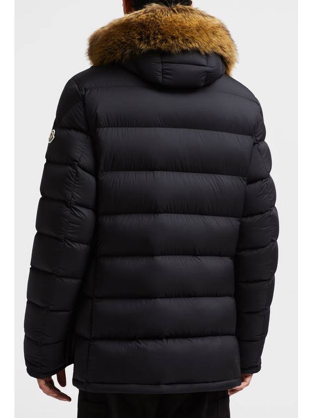 Men s padded Cluny short down jacket black - MONCLER - BALAAN 8