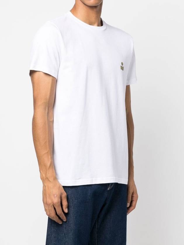 Zafferh Logo Cotton Short Sleeve T-Shirt White - ISABEL MARANT - BALAAN 5
