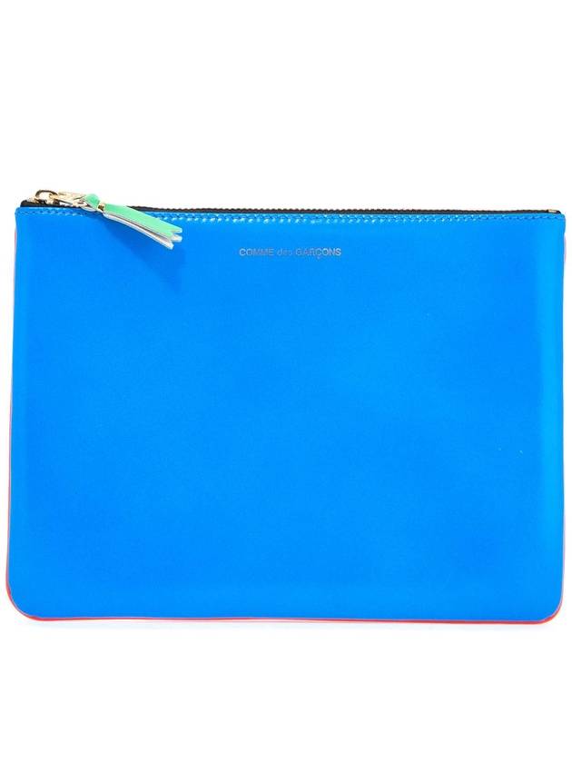 super fluorescent blue goat leather wallet - COMME DES GARCONS WALLET - BALAAN 2