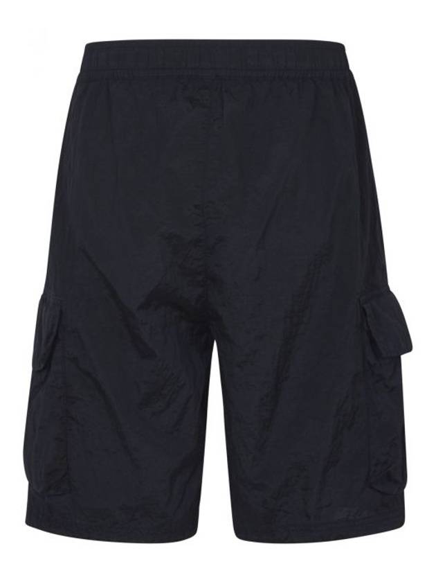 Wappen Patch Pocket Nylon Shorts Navy - STONE ISLAND - BALAAN 3