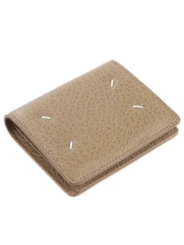 Stitch Leather Compact Half Wallet Biche - MAISON MARGIELA - BALAAN 5