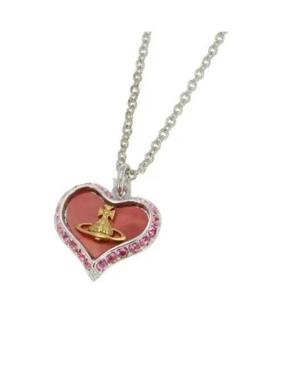 Petra Heart Logo Necklace Red - VIVIENNE WESTWOOD - BALAAN 2