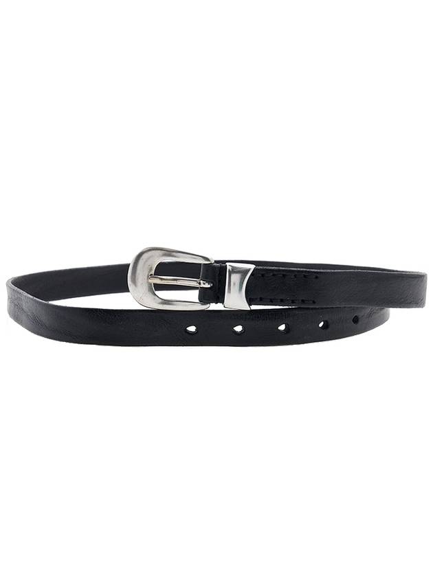 Men's 2cm Leather Belt Black - OUR LEGACY - BALAAN 11