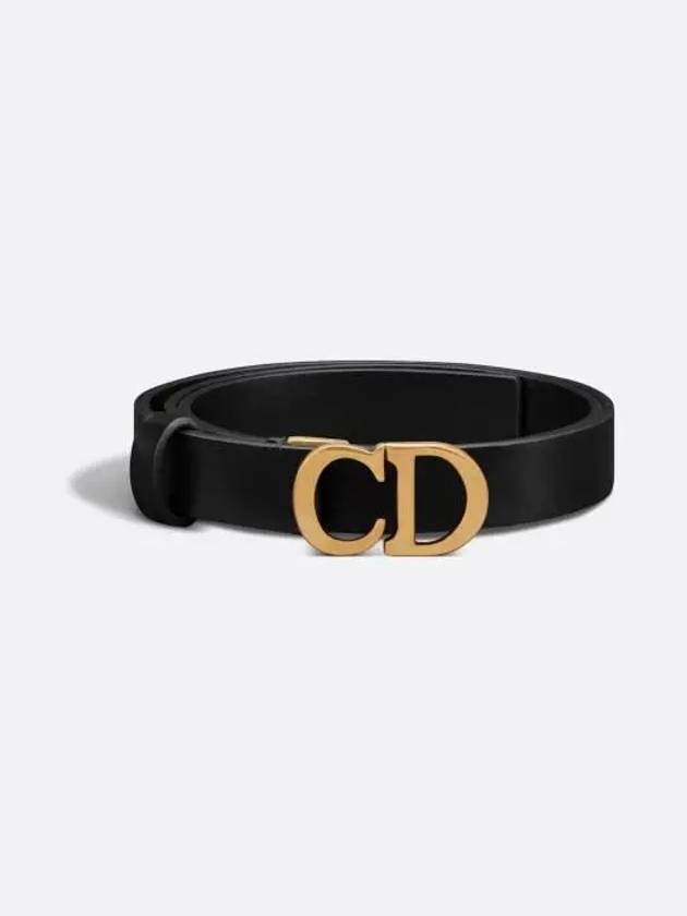 Saddle Leather Belt Black - DIOR - BALAAN 3