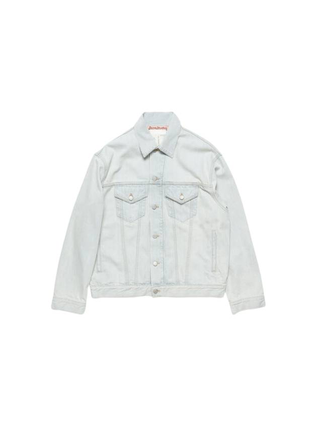 Distressed Panel Denim Jacket Blue - ACNE STUDIOS - BALAAN 2