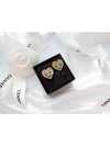 23P CC Logo Heart Crystal Earrings Earrings White Gold ABA406 - CHANEL - BALAAN 5