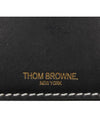 Stitched Vacchetta Card Wallet Navy - THOM BROWNE - BALAAN 8