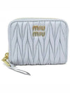 Matelasse Nappa Leather Coin Wallet Cornflower Blue - MIU MIU - BALAAN 2