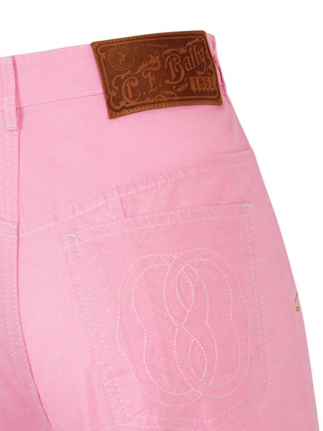 Denim Straight Pants WTR01S CO258 U442 PINK - BALLY - BALAAN 4