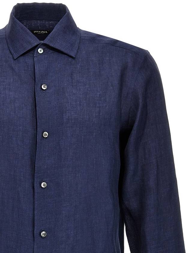 Zegna Linen Shirt - ERMENEGILDO ZEGNA - BALAAN 3