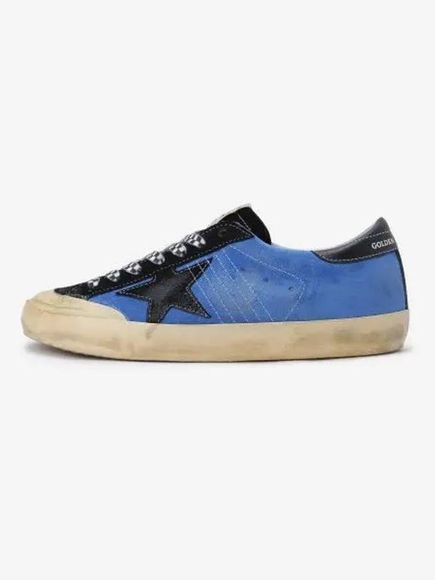 Superstar Patch Low Top Sneakers Blue - GOLDEN GOOSE - BALAAN 2