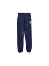 Side Logo Graphic Print Jogger Pants Navy - SPORTY & RICH - BALAAN 2