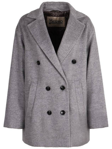 Herno Double-Breasted Wool Coat - HERNO - BALAAN 1