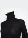 Forte Black Pure Wool Turtleneck Top 44 55 - FORTE FORTE - BALAAN 4