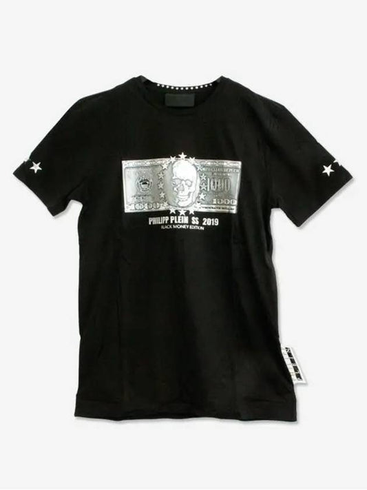 Men s Short Sleeve T Shirt Black MTK3252 PJY002N 0270 J 3 - PHILIPP PLEIN - BALAAN 1
