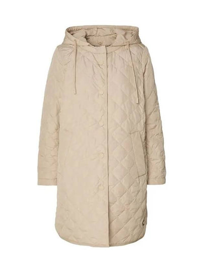 Erio Quilted Hooded Jacket Beige - MAX MARA - BALAAN 2