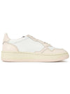 Women's Medalist Bi-Color Low-Top Sneakers Beige - AUTRY - BALAAN 5