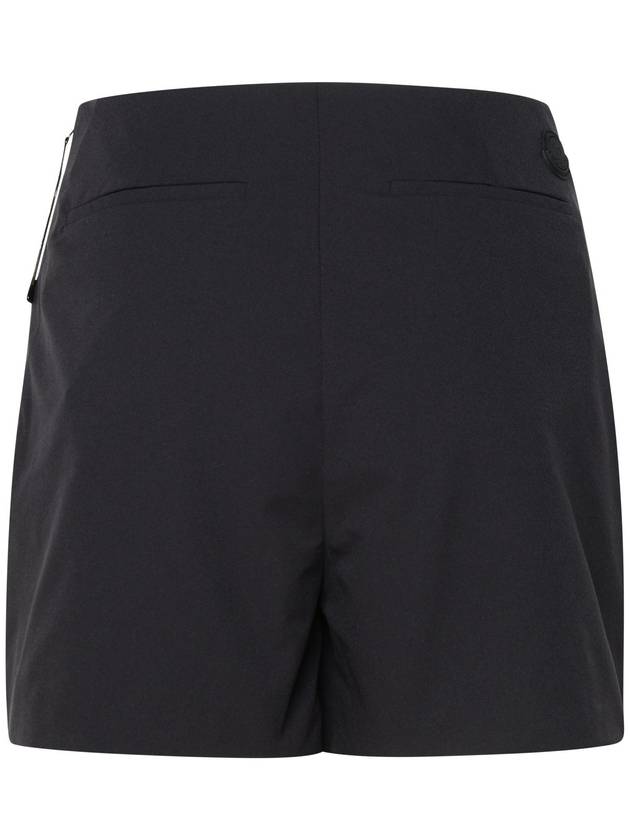 High Waist Layered Effect Shorts Black - MONCLER - BALAAN 3