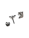 Women's Eagle Logo Earrings Silver - EMPORIO ARMANI - BALAAN 5