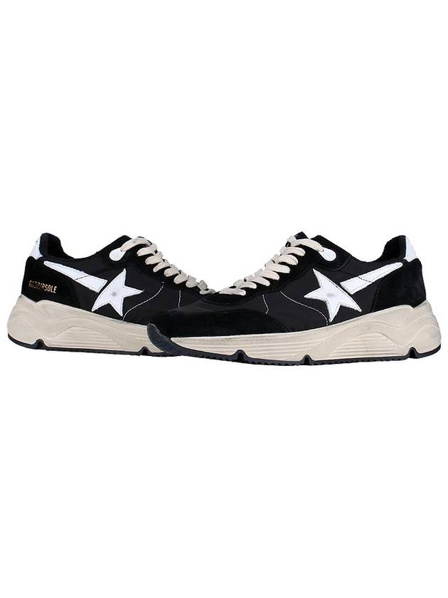 Men's Running Sole Low Top Sneakers Black - GOLDEN GOOSE - BALAAN 2