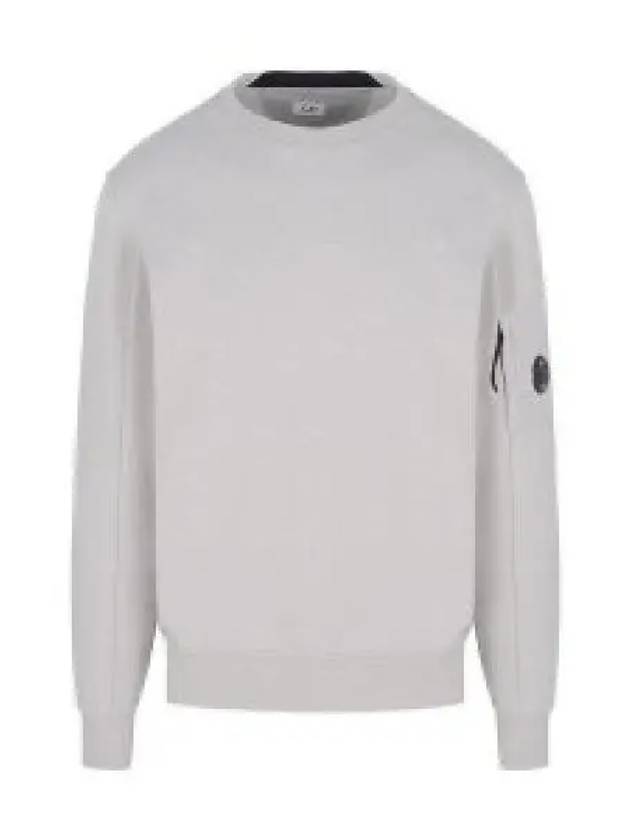 Diagonal Raised Fleece Sweatshirt Grey - CP COMPANY - BALAAN 2