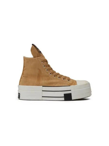 MEN DBL DRKSTAR high top sneakers orange - RICK OWENS - BALAAN 1