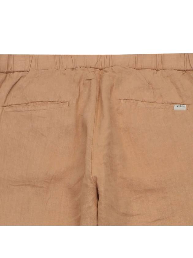 Men's back banding linen onetuck baggy pants MMPTM5T63 203 - AT.P.CO - BALAAN 6