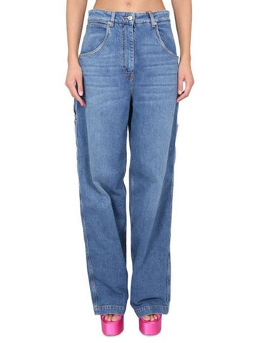 Denim Straight Pants 12515 93760200 BLUE - ETRO - BALAAN 1