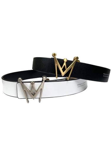 WOMEN'S CROWN REVERSIBLE BELT GOLD - MEASPHERA - BALAAN 1